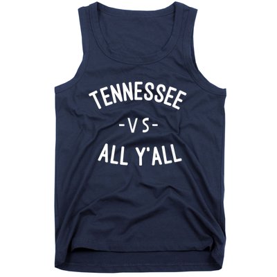 Tennessee Football VS All Yall Knoxville Tank Top