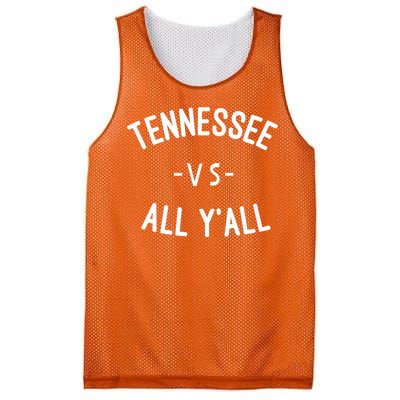 Tennessee Football VS All Yall Knoxville Mesh Reversible Basketball Jersey Tank