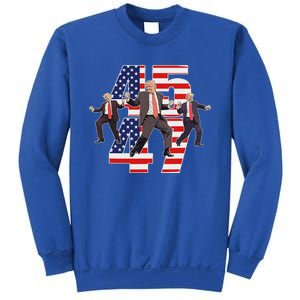 Trump Funny Victory Dance Trump Dancing America 47 Sweatshirt