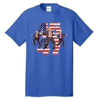 Trump Funny Victory Dance Trump Dancing America 47 Tall T-Shirt