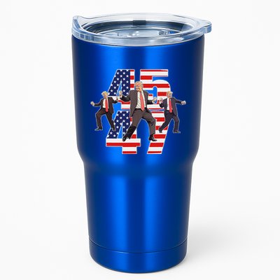 Trump Funny Victory Dance Trump Dancing America 47 Tumbler