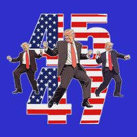 Trump Funny Victory Dance Trump Dancing America 47 Baby Bodysuit