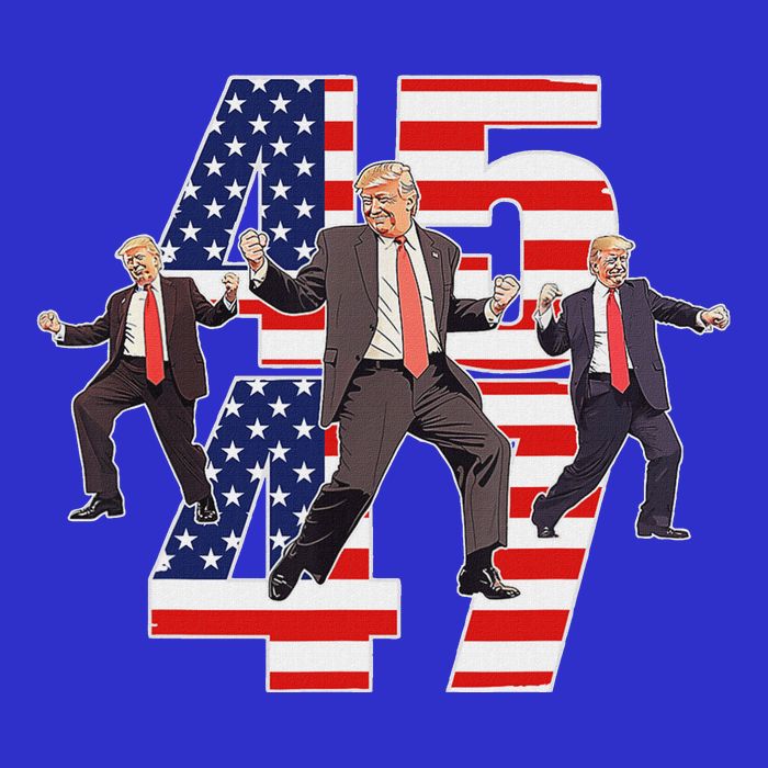 Trump Funny Victory Dance Trump Dancing America 47 Baby Bodysuit