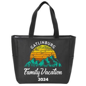 Tennessee Family Vacation Road Trip 2024 Mountain Gatlinburg Zip Tote Bag