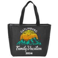 Tennessee Family Vacation Road Trip 2024 Mountain Gatlinburg Zip Tote Bag