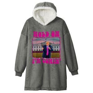 Trump Funny Voter President Election 2024 Biden Republican Hooded Wearable Blanket