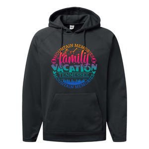 Tennessee Family Vacation Road Trip 2024 Mountain Gatlinburg Performance Fleece Hoodie