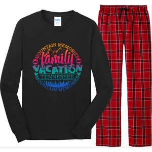 Tennessee Family Vacation Road Trip 2024 Mountain Gatlinburg Long Sleeve Pajama Set