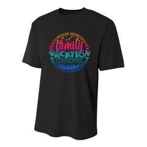 Tennessee Family Vacation Road Trip 2024 Mountain Gatlinburg Youth Performance Sprint T-Shirt