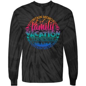 Tennessee Family Vacation Road Trip 2024 Mountain Gatlinburg Tie-Dye Long Sleeve Shirt