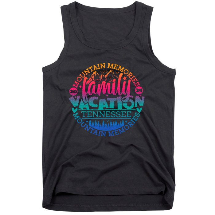 Tennessee Family Vacation Road Trip 2024 Mountain Gatlinburg Tank Top