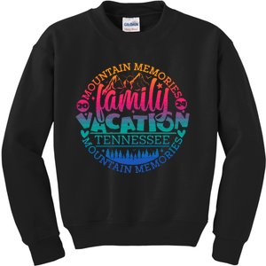 Tennessee Family Vacation Road Trip 2024 Mountain Gatlinburg Kids Sweatshirt