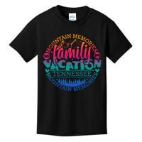 Tennessee Family Vacation Road Trip 2024 Mountain Gatlinburg Kids T-Shirt