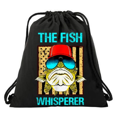 The F.I.S.H Whisperer Funny Fish Drawstring Bag