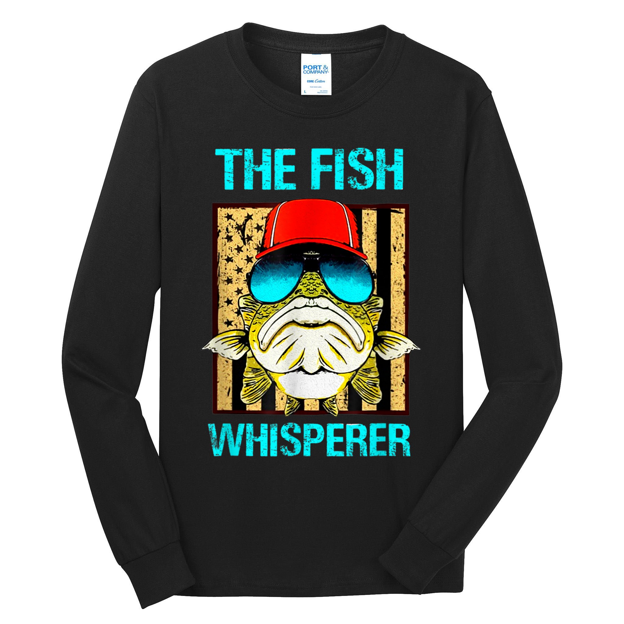 The F.I.S.H Whisperer Funny Fish Tall Long Sleeve T-Shirt