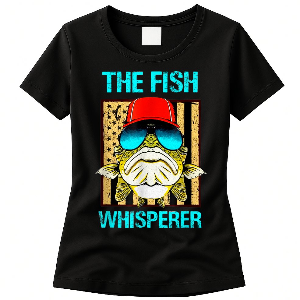 The F.I.S.H Whisperer Funny Fish Womens T-Shirt