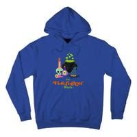 The Firefighter Witch Fire Halloween Fire Marshal Scary Gift Tall Hoodie