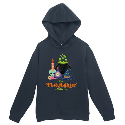 The Firefighter Witch Fire Halloween Fire Marshal Scary Gift Urban Pullover Hoodie