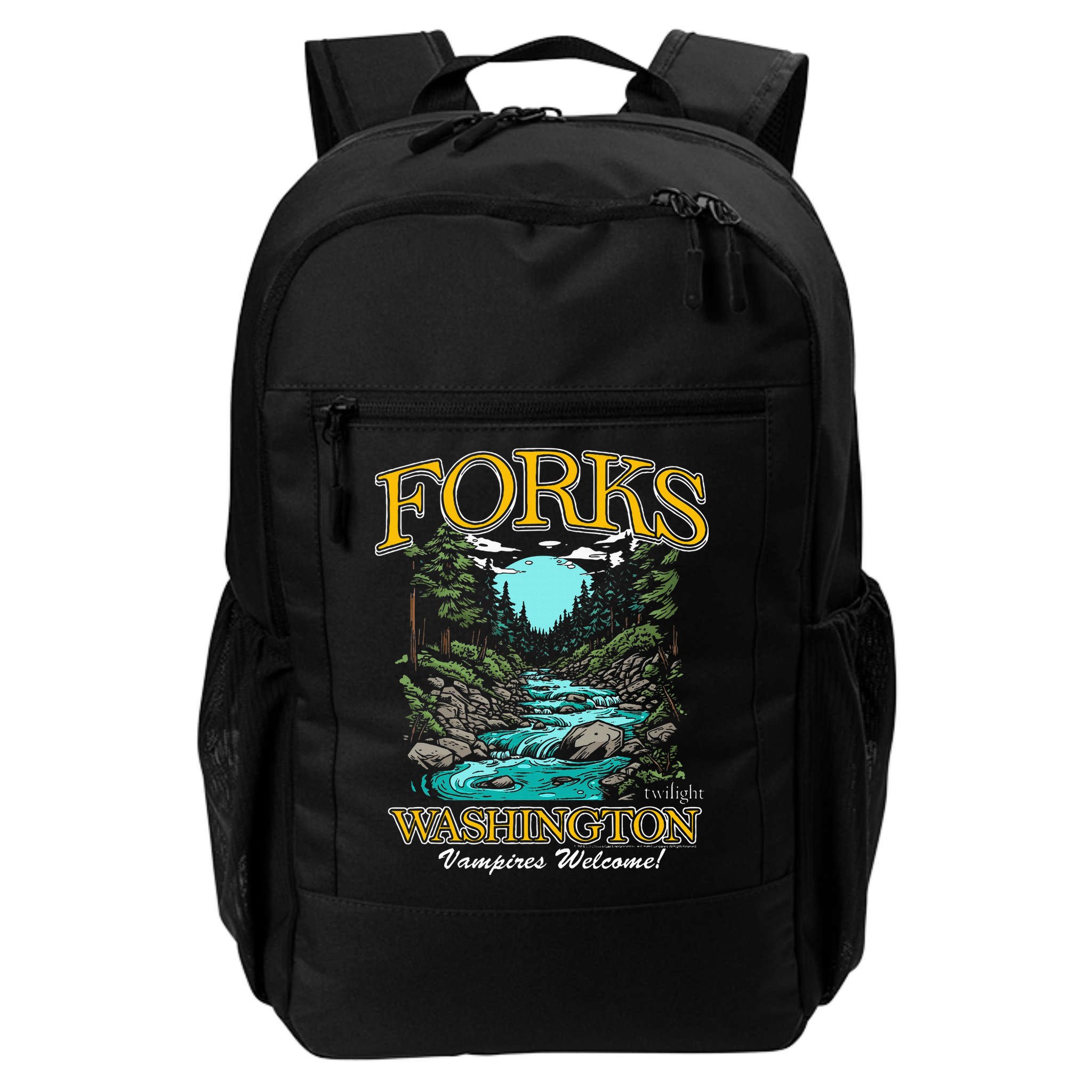 Twilight Forks Washington Vampires Welcome Backpack