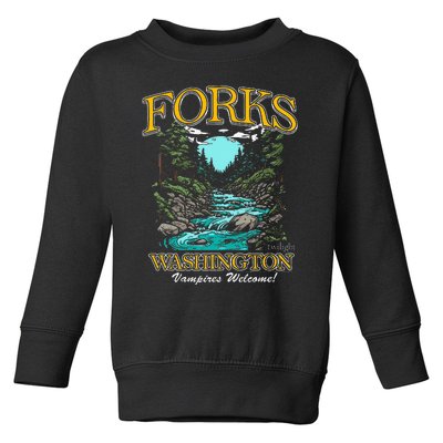 Twilight Forks Washington Vampires Welcome Toddler Sweatshirt