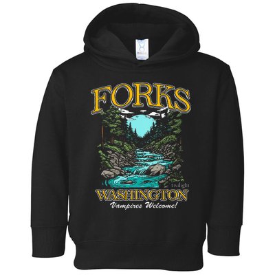 Twilight Forks Washington Vampires Welcome Toddler Hoodie