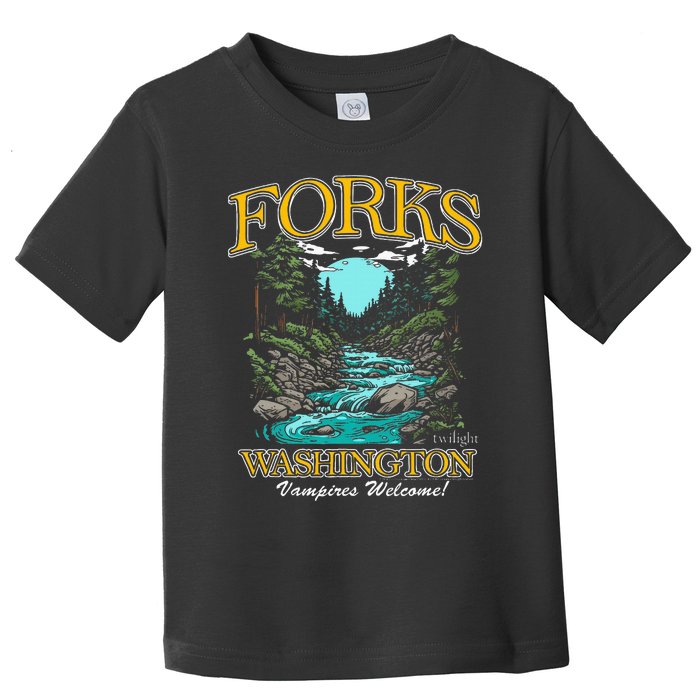 Twilight Forks Washington Vampires Welcome Toddler T-Shirt