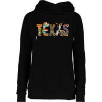 Texas For Women Cactus Texas For Girl Texas Yall Womens Funnel Neck Pullover Hood