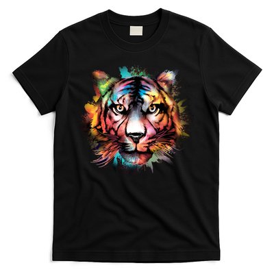 Tiger Face Watercolor T-Shirt