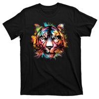 Tiger Face Watercolor T-Shirt