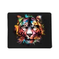 Tiger Face Watercolor Mousepad