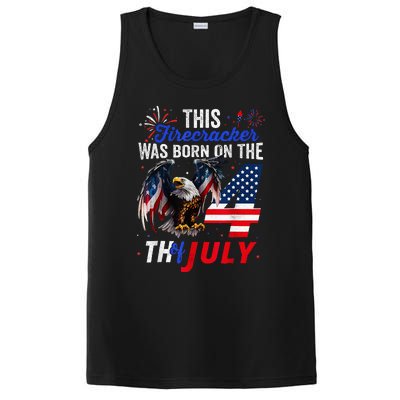 This Firecracker Was Born On The Fourth Of July Birthday PosiCharge Competitor Tank