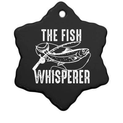 The Fish Whisperer Ceramic Star Ornament