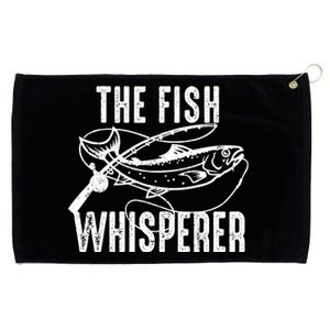 The Fish Whisperer Grommeted Golf Towel