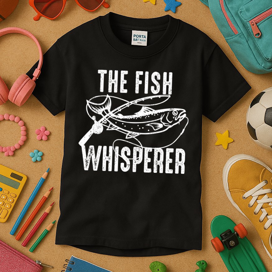 The Fish Whisperer Kids T-Shirt