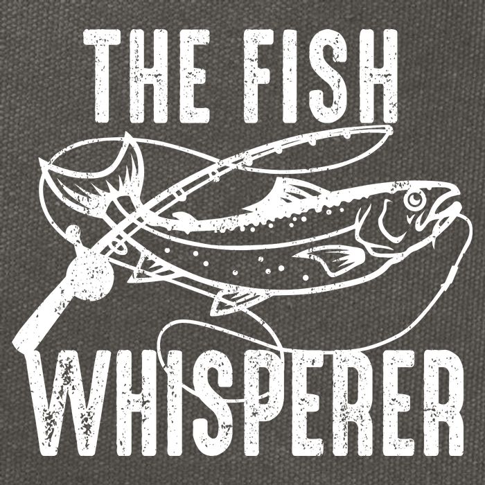 The Fish Whisperer Cotton Canvas Backpack