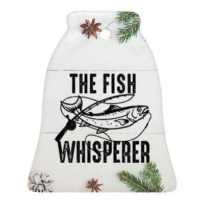 The Fish Whisperer Ceramic Bell Ornament