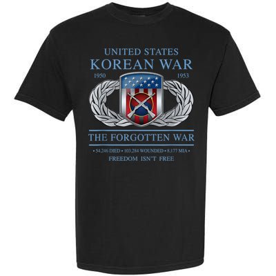 The Forgotten War Korean War Garment-Dyed Heavyweight T-Shirt