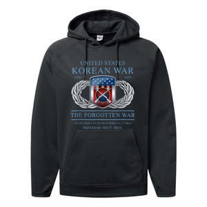 The Forgotten War Korean War Performance Fleece Hoodie