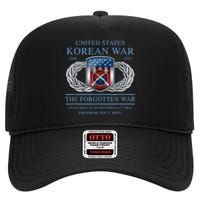 The Forgotten War Korean War High Crown Mesh Back Trucker Hat