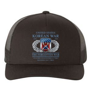 The Forgotten War Korean War Yupoong Adult 5-Panel Trucker Hat