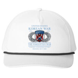 The Forgotten War Korean War Snapback Five-Panel Rope Hat