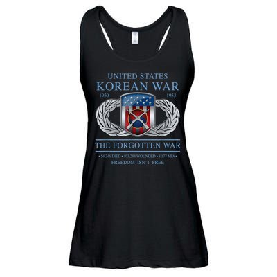 The Forgotten War Korean War Ladies Essential Flowy Tank