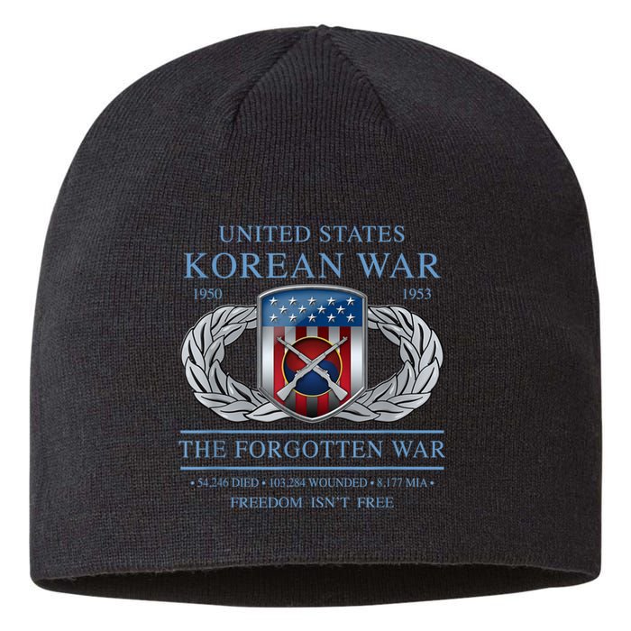 The Forgotten War Korean War Sustainable Beanie