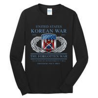 The Forgotten War Korean War Tall Long Sleeve T-Shirt