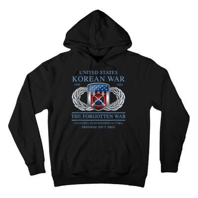 The Forgotten War Korean War Tall Hoodie