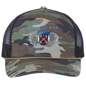 The Forgotten War Korean War Retro Rope Trucker Hat Cap