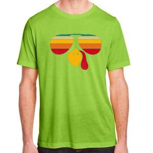 Turkey Face With Retro Sunglass Adult ChromaSoft Performance T-Shirt