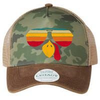 Turkey Face With Retro Sunglass Legacy Tie Dye Trucker Hat
