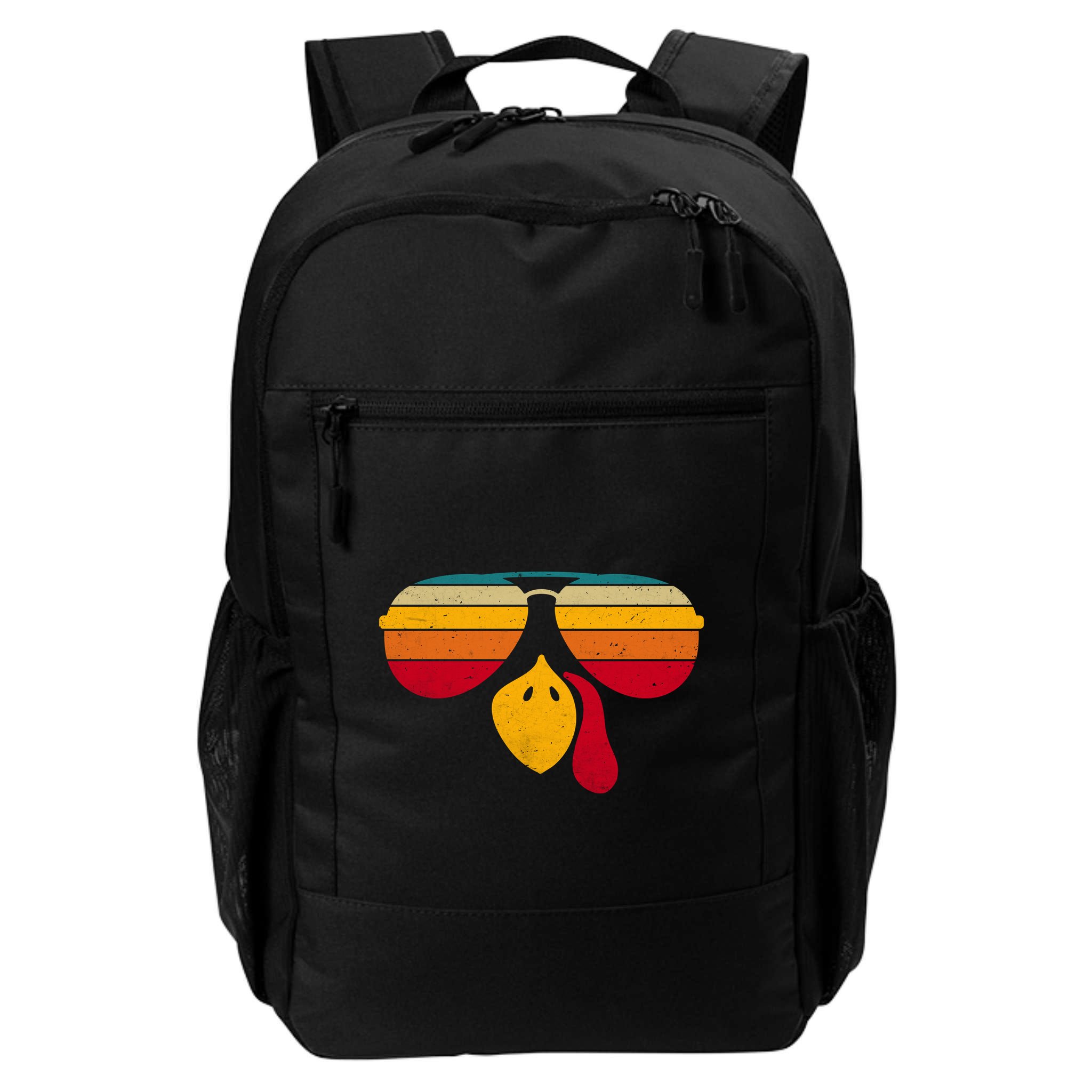 Turkey Face With Retro Sunglass Backpack