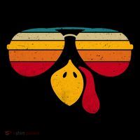 Turkey Face With Retro Sunglass 16 in Basic Backpack